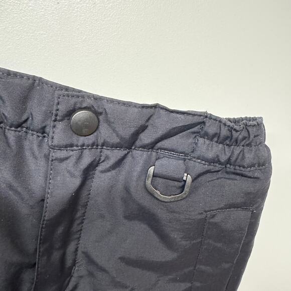Lands End Little Boys Snow Board Ski Pants Black Size 4 Waterproof Reinforced - Picture 7 of 9